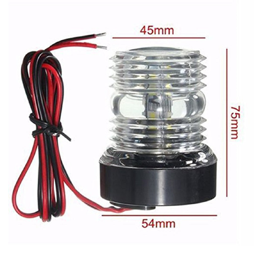 Boat All Around Red LED Navigation Light 12 VDC 360 Degree for Marine Yacht