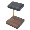 Marble & PU Watch Holder Stand for Display Walnut Base + Golden Stand