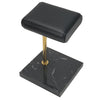 Marble & PU Watch Holder Stand for Display Black Marble Base +Golden Stand