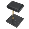 Marble & PU Watch Holder Stand for Display Black Marble Base +Golden Stand