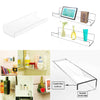 Wall Mounted Clear Acrylic Safety Shelf Holder Shop Display Shelf Modern 45x10x4.5cm