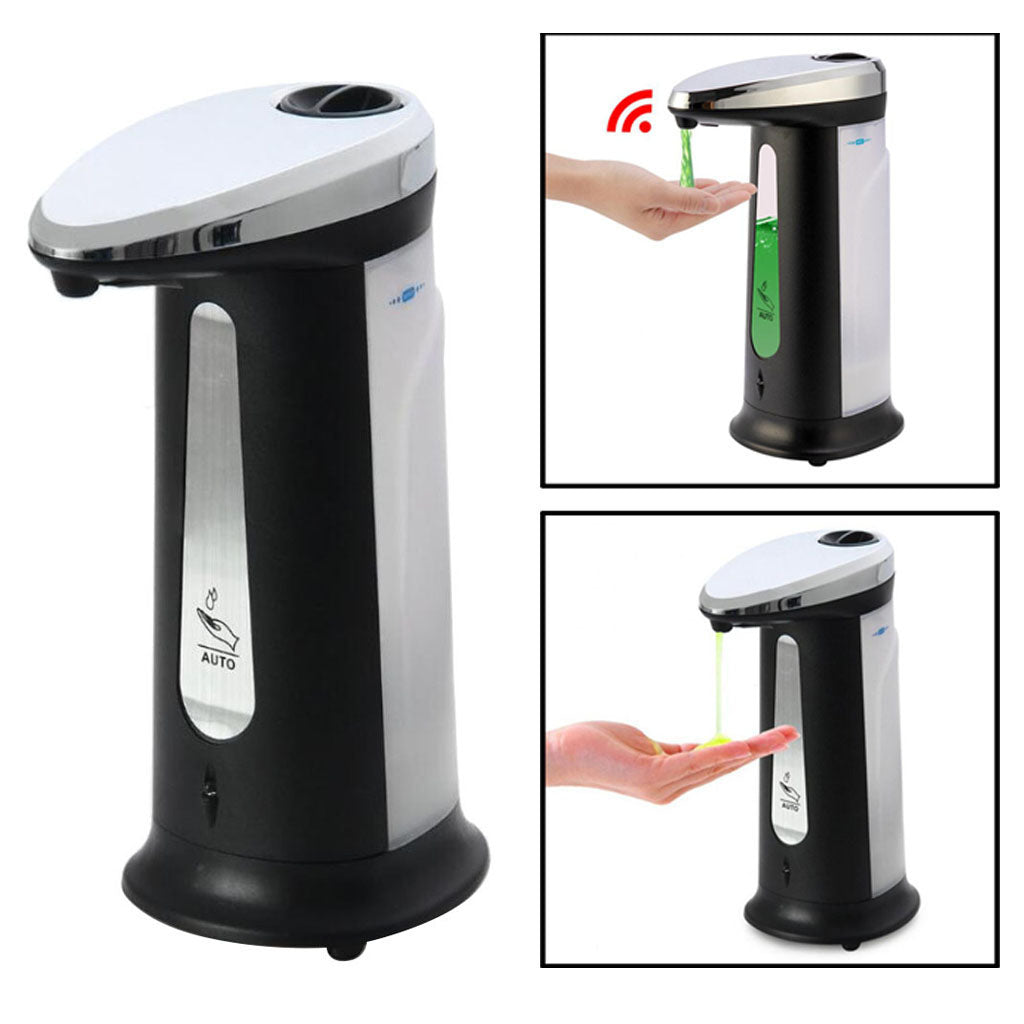 Automatic Soap Liquid Dispenser 400ml Large Capacity IR Sensor Touchless