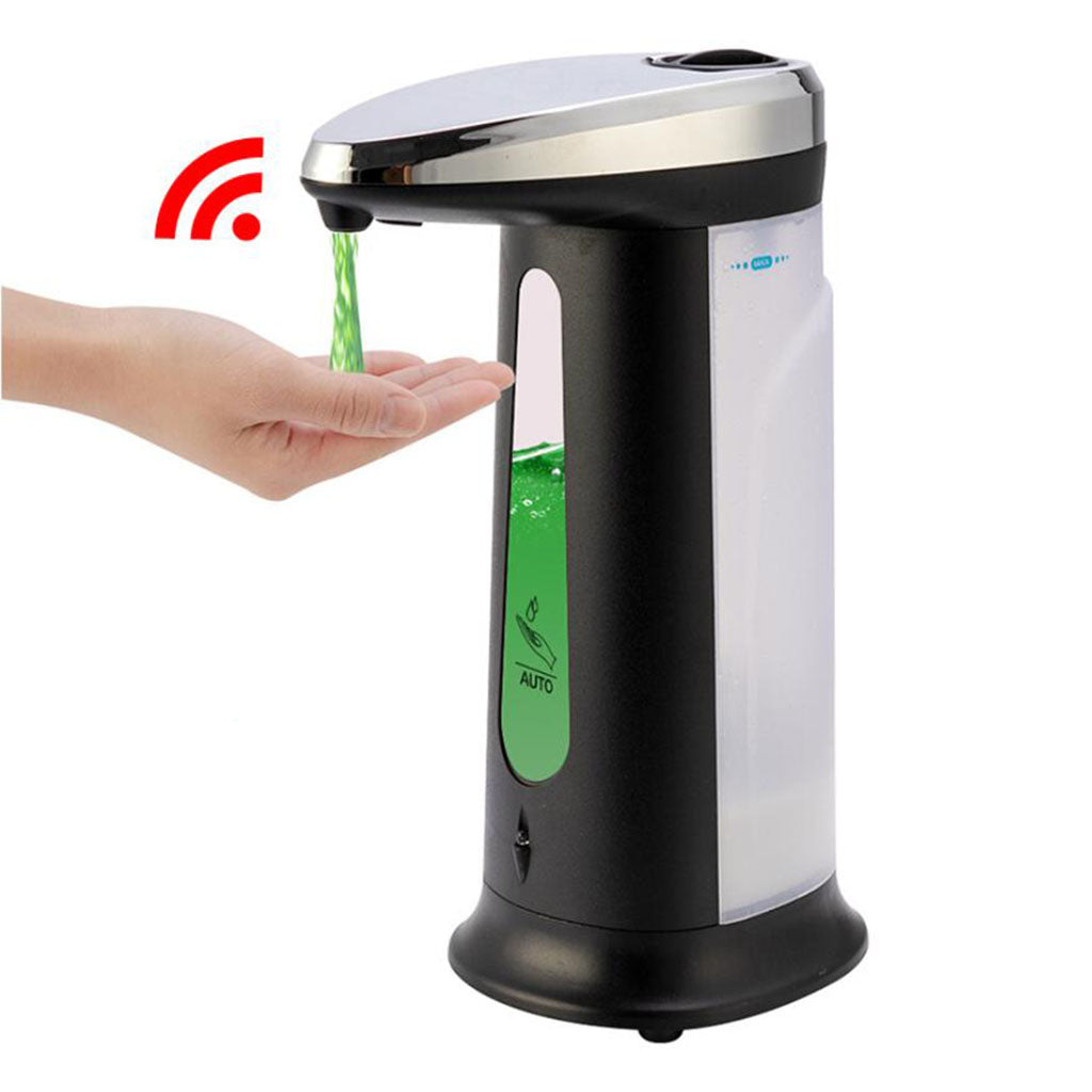 Automatic Soap Liquid Dispenser 400ml Large Capacity IR Sensor Touchless