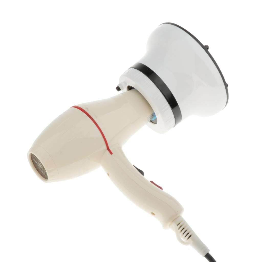 Hairdressing Salon Curly Hair Dryer Universal Blower Nozzle White