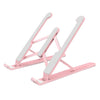 P1 Pro Portable Adjustable Laptop Notebook Table Stand Tray Foldable Pink