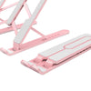 P1 Pro Portable Adjustable Laptop Notebook Table Stand Tray Foldable Pink