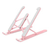 P1 Pro Portable Adjustable Laptop Notebook Table Stand Tray Foldable Pink