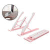 P1 Pro Portable Adjustable Laptop Notebook Table Stand Tray Foldable Pink