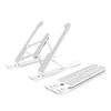 P1 Pro Portable Adjustable Laptop Notebook Table Stand Tray Foldable White