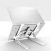 P1 Pro Portable Adjustable Laptop Notebook Table Stand Tray Foldable White