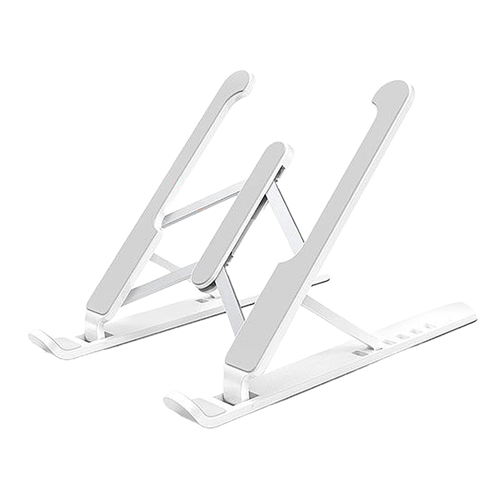 P1 Pro Portable Adjustable Laptop Notebook Table Stand Tray Foldable White