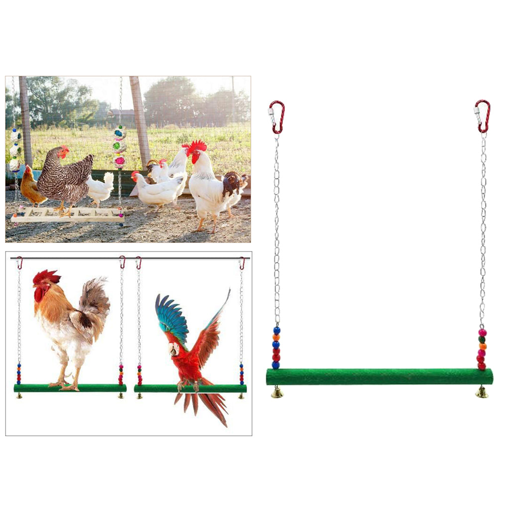 Handmade Bird Swing Bird Toy for Large Parrot Chicken coop Accessories A