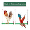 Handmade Bird Swing Bird Toy for Large Parrot Chicken coop Accessories A