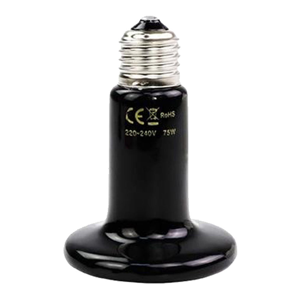 E27 Reptile Heating Lamp Bulb 25-200W Ceramic Heater 100W