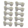 10pcs Automatic Bird Drinker Cups Pigeon Water Bottle Feeder for Cage White