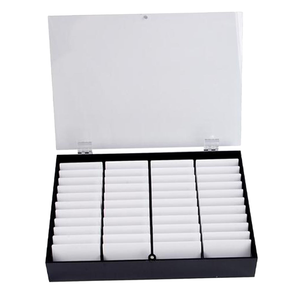 44 Grids Nail Art Display Box False Nail Tips Beads Storage Organizer Black