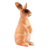 Realistic Rabbit Figurine Zoo Farm Animal Model Teaching Toys Tabletop Decor brown standing