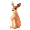 Realistic Rabbit Figurine Zoo Farm Animal Model Teaching Toys Tabletop Decor brown standing