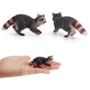 Lifelike Jungle Animal Raccoon Figures Model Kids Toddlers Toys Party Favors Walking