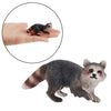 Lifelike Jungle Animal Raccoon Figures Model Kids Toddlers Toys Party Favors Walking