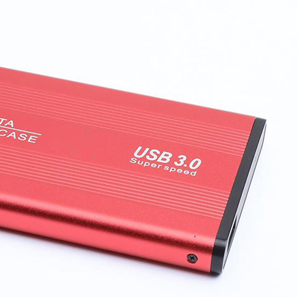 USB 3.0 SATA 2.5" Hard Drive External Enclosure HDD Mobile Disk Case Red