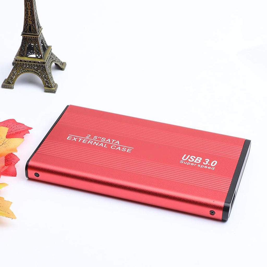 USB 3.0 SATA 2.5" Hard Drive External Enclosure HDD Mobile Disk Case Red