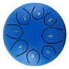 6 Inch Alloy Steel Tongue Drum C Key 8 Notes Hand Drum Royal Blue