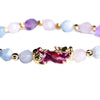 Feng Shui Pixiu Bracelet Attract Wealth Money Jewelry for Men Women Purple