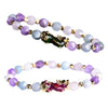 Feng Shui Pixiu Bracelet Attract Wealth Money Jewelry for Men Women Purple