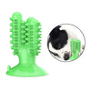 Dog Chew Toys Teeth Clean Toothbrush  for Aggressive Chewers Dog Green