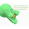 Dog Chew Toys Teeth Clean Toothbrush  for Aggressive Chewers Dog Green