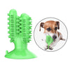 Dog Chew Toys Teeth Clean Toothbrush  for Aggressive Chewers Dog Green