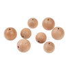 100Pcs Wooden Round Beads Loose 20mm