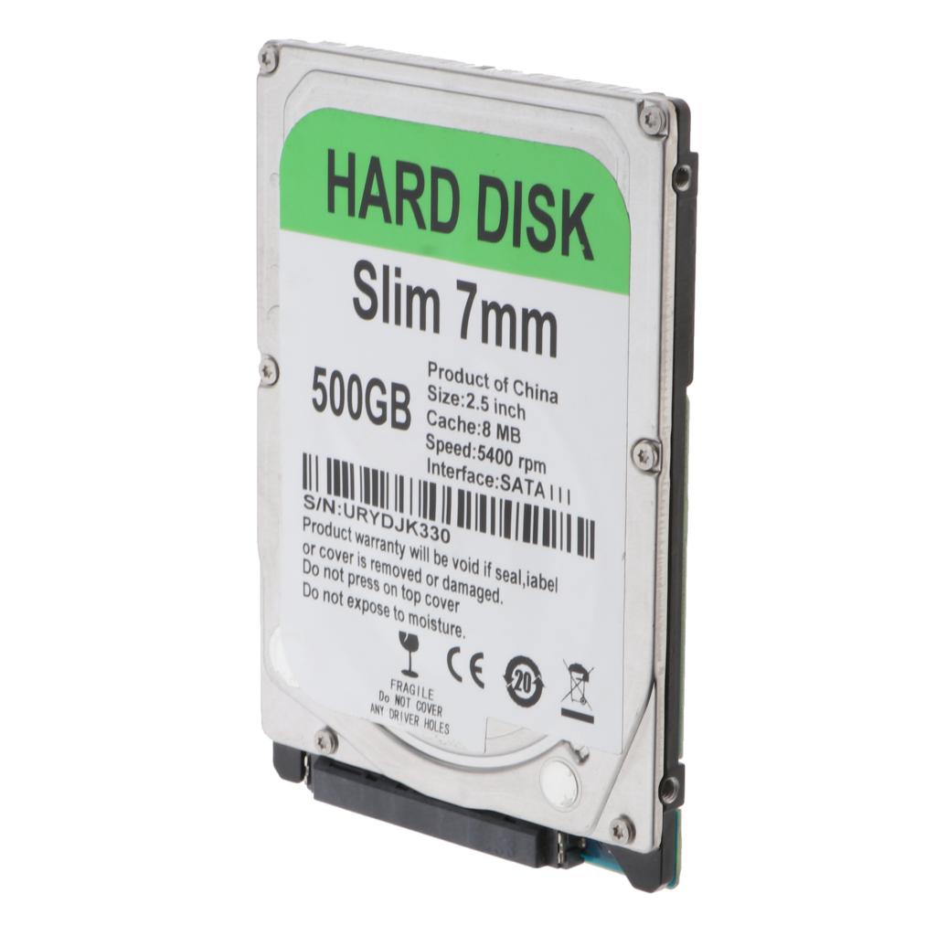 Internal 7mm Mobile Hard Disk Drive 2.5 Inch SATA III 5400RPM 8MB Cache 500G