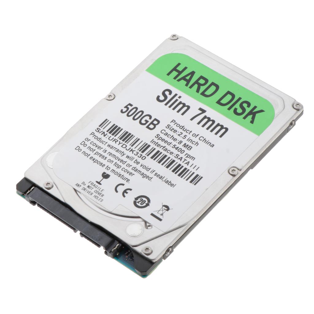 Internal 7mm Mobile Hard Disk Drive 2.5 Inch SATA III 5400RPM 8MB Cache 500G