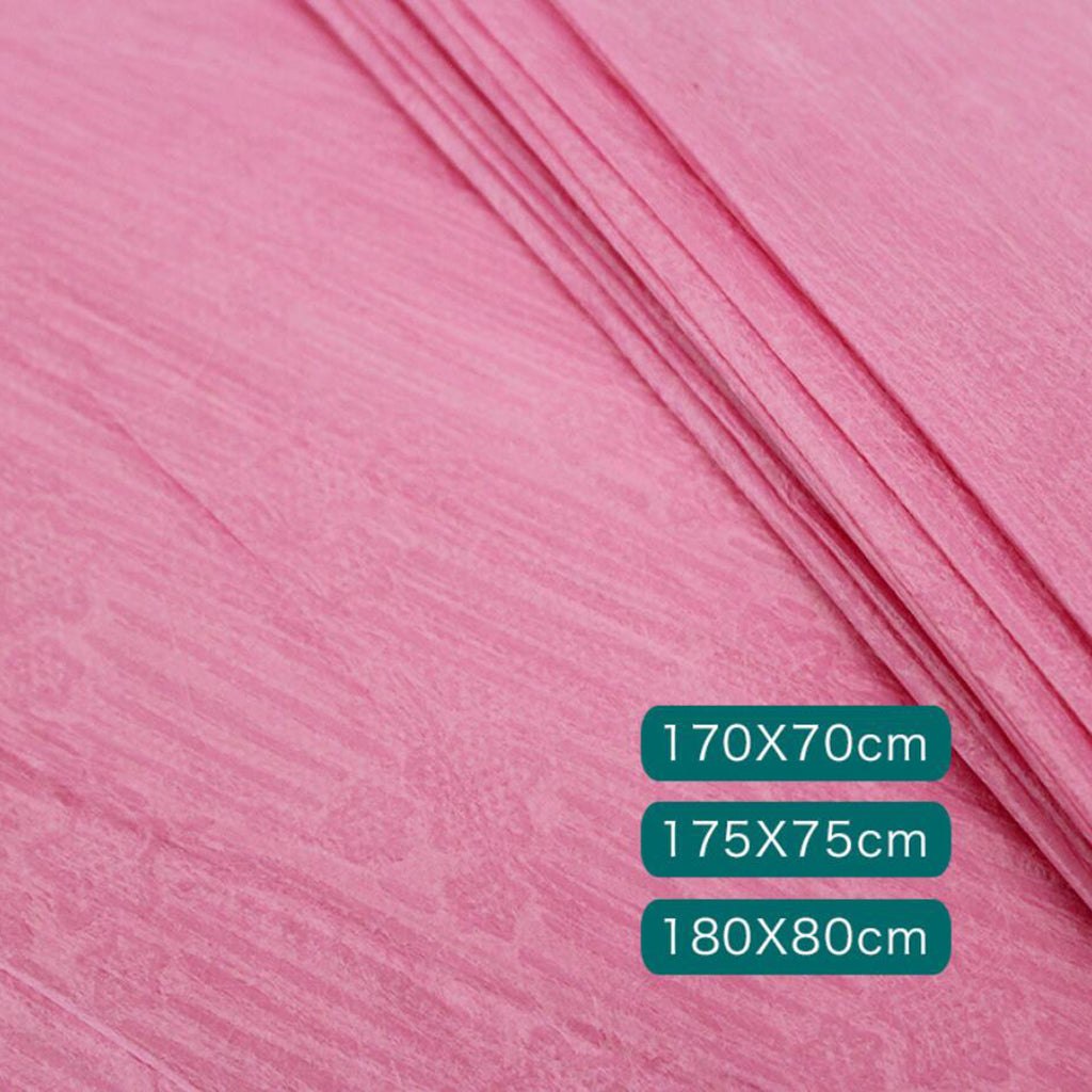 100x Bed Sheets Covers for Spa Tattoo Body Treatments Pink 170x70cm Style B