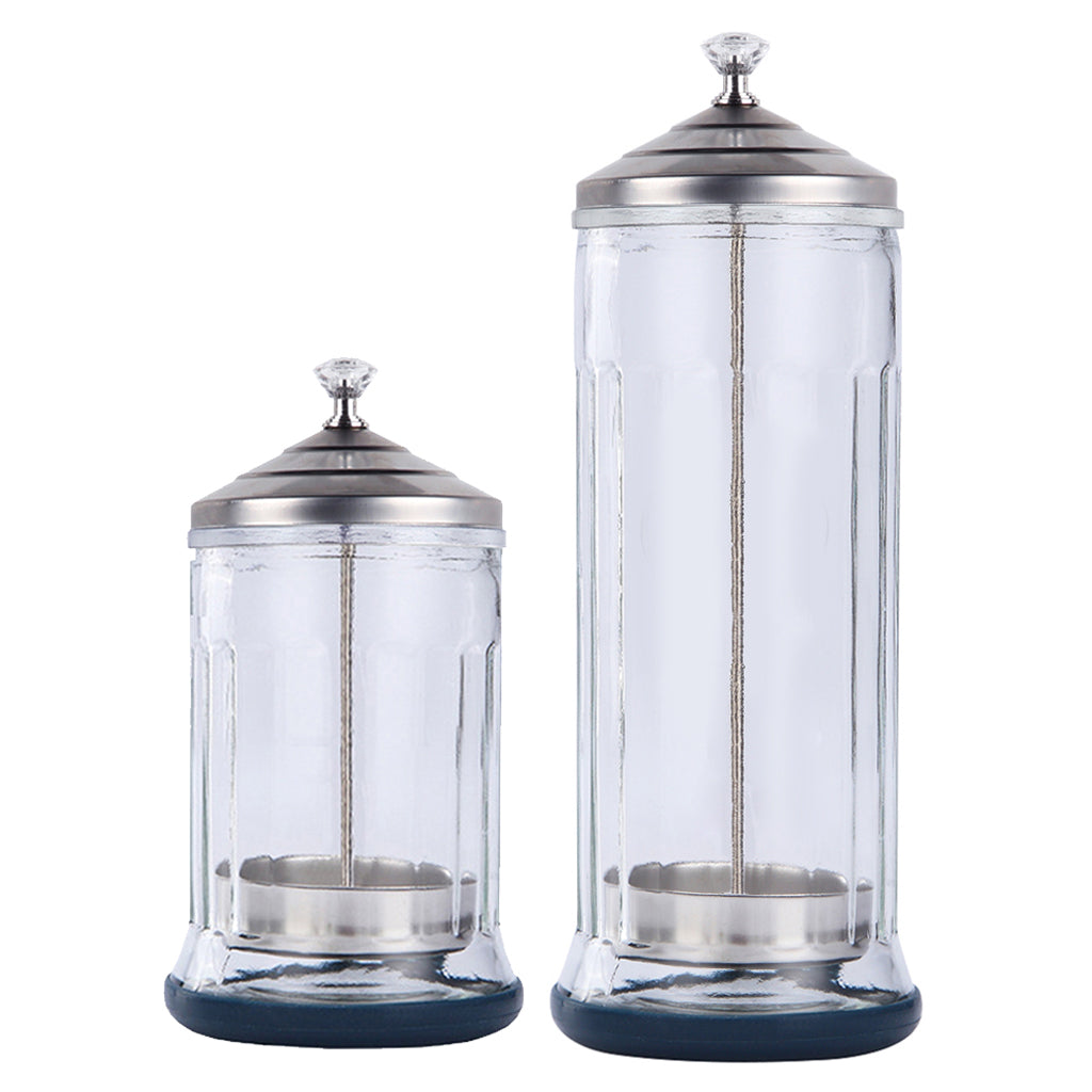 Salon Barber Disinfection Jar Container Sterilizer Jar Cup Bottle Large