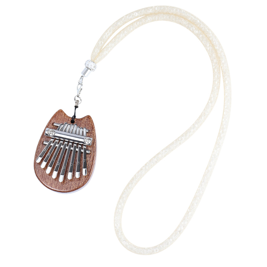 1pc 8 Keys Kalimba Thumb Piano Pendant Can Play Great Sound for Friends cat ear