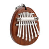 1pc 8 Keys Kalimba Thumb Piano Pendant Can Play Great Sound for Friends oval