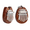 1pc 8 Keys Kalimba Thumb Piano Pendant Can Play Great Sound for Friends oval