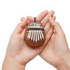 1pc 8 Keys Kalimba Thumb Piano Pendant Can Play Great Sound for Friends oval