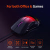 USB Wired Gaming Mouse 8 Buttons Gaming Laptop Computer Mice Pink