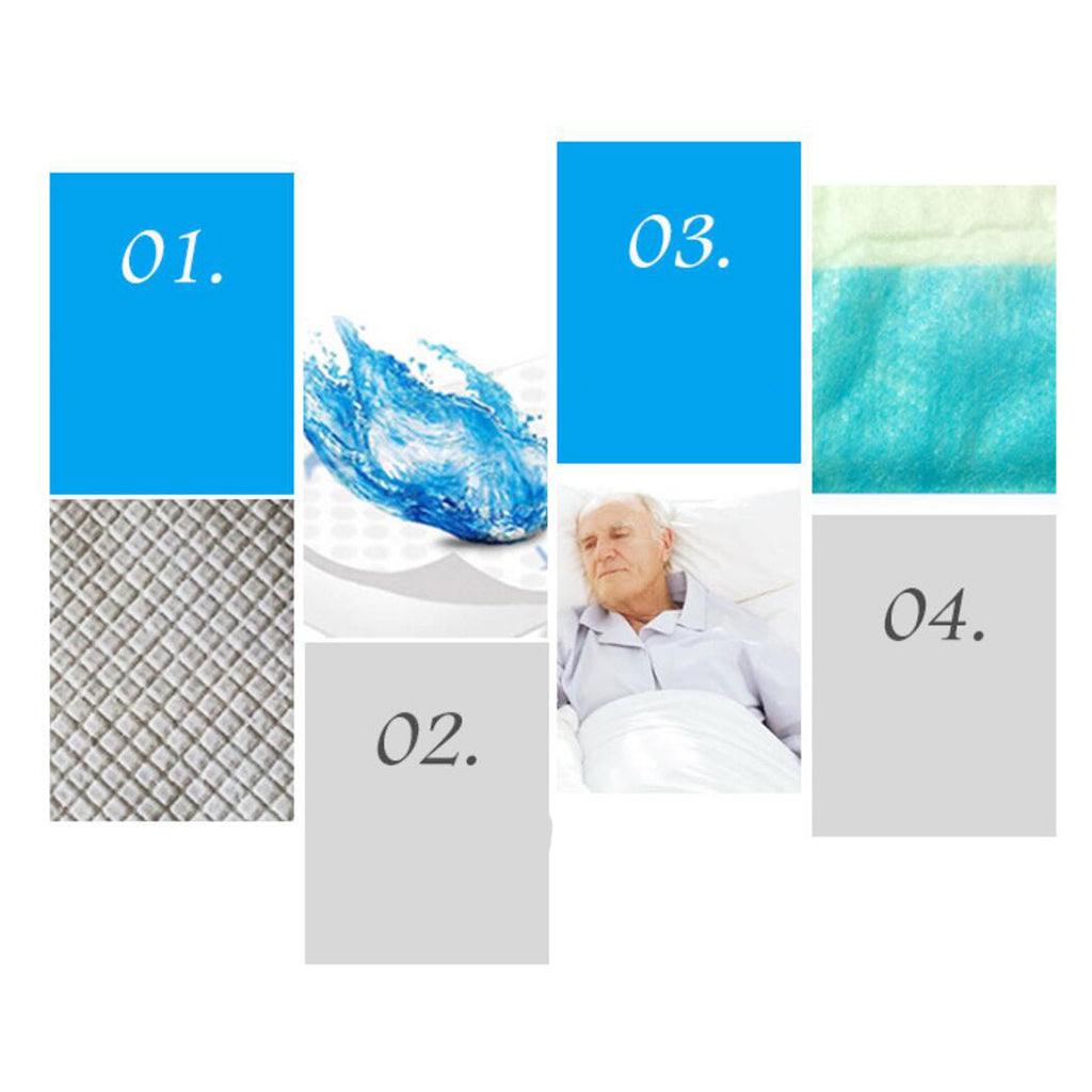 Disposable Incontinence Bed Pads Protection Sheet Covers 60x60cm