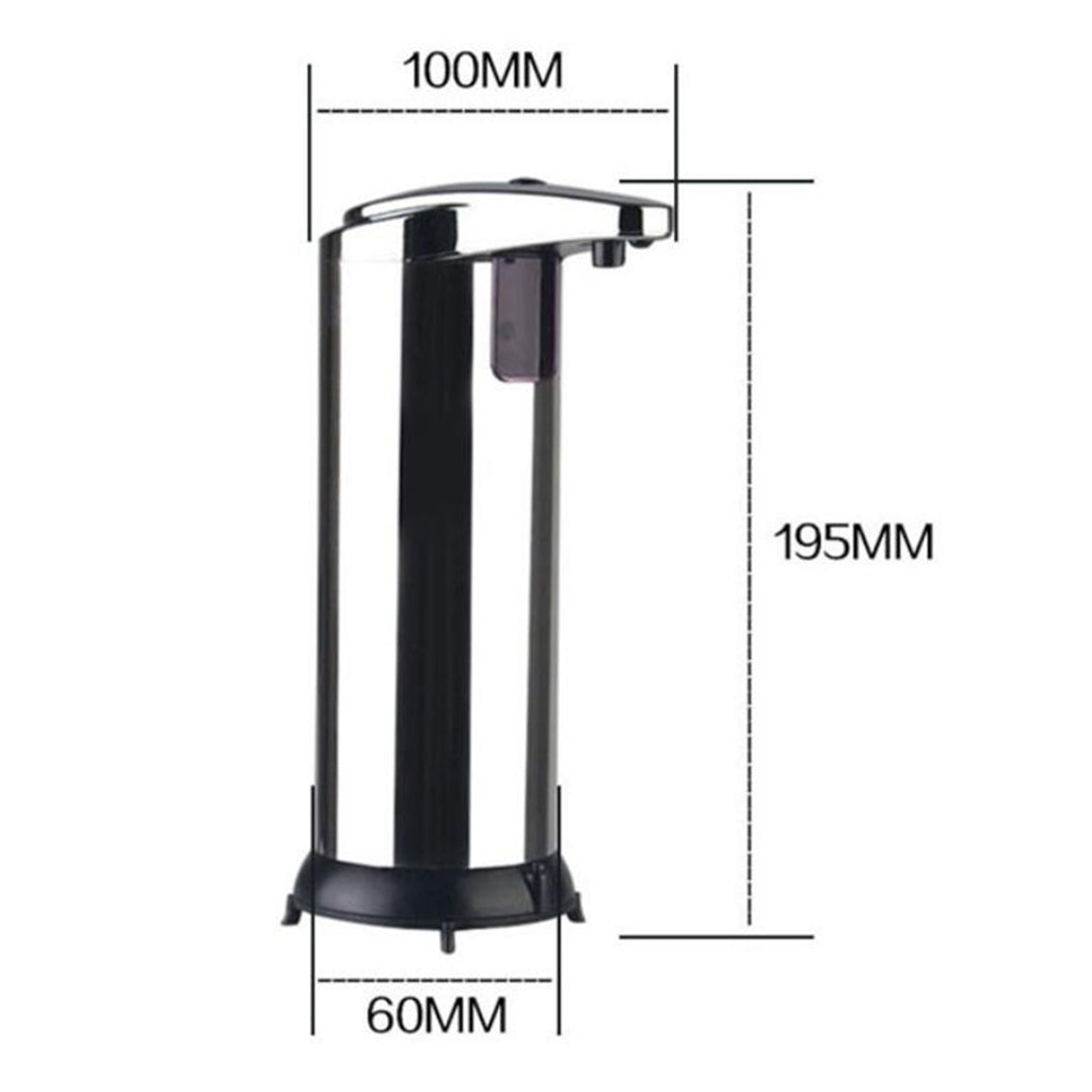 Touchless Automatic Soap Dispenser Infrared Sensor Hand Washer  Silver