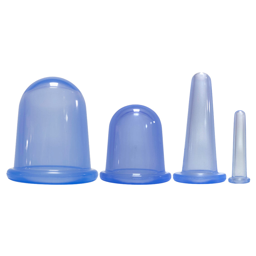 21 Set Mini Facial Face Eyes Silicone Cupping Vacuum Suction Blue