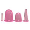 21 Set Mini Facial Face Eyes Silicone Cupping Vacuum Suction Pink