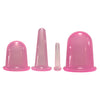 21 Set Mini Facial Face Eyes Silicone Cupping Vacuum Suction Pink