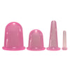 21 Set Mini Facial Face Eyes Silicone Cupping Vacuum Suction Pink