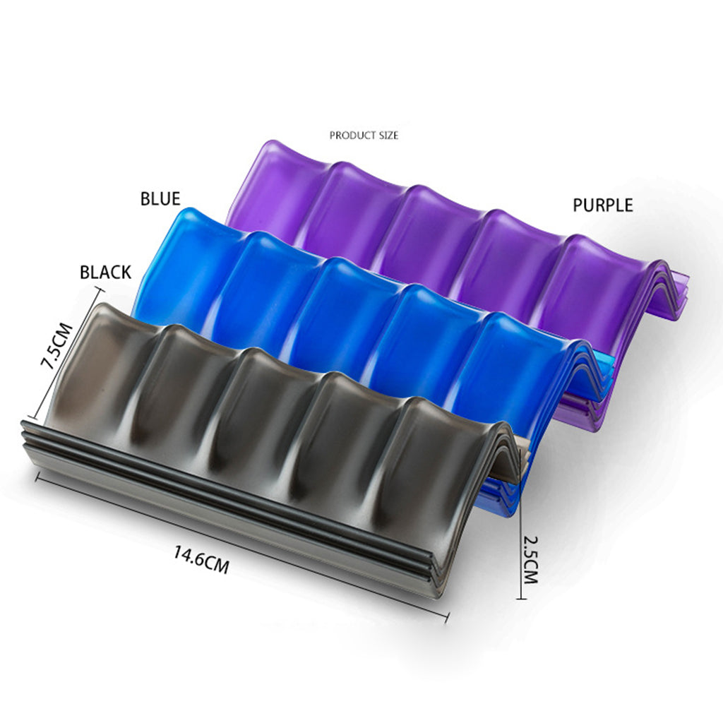 3Pcs Essential Oil Organizers Oil Bottles Rack for Drawer Storage Purple