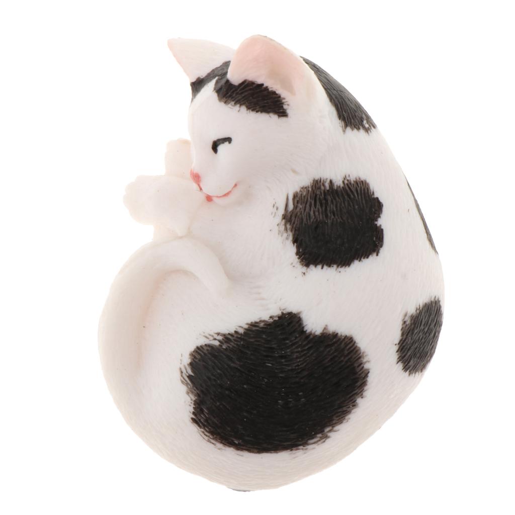 Simulation Animal Model Kids Educational Toys panda side sleeping PL127-1518